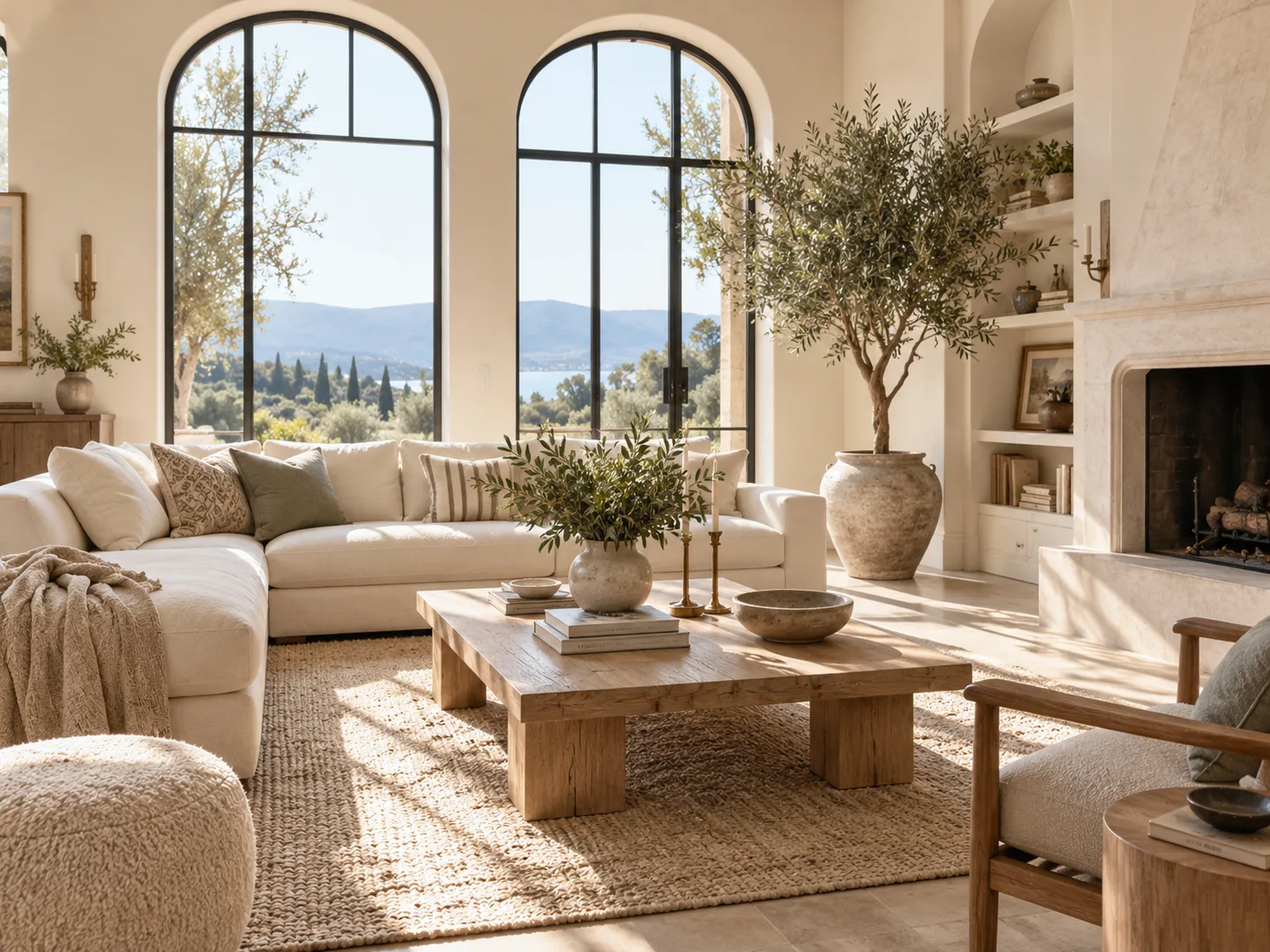 Interior design image-to-prompt example