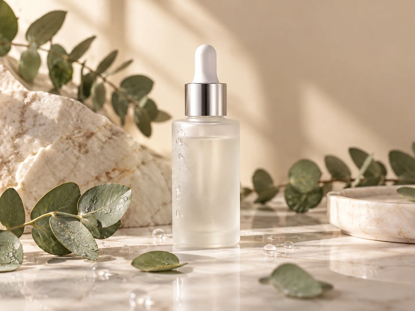 Skincare product image-to-prompt example